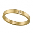 112200269/1 Обручальное кольцо с бриллиантом