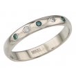 36БГ Обручальное кольцо с бриллиантами 
