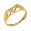 К026-25 Кольцо из золота с бриллиантами